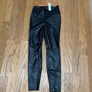 WHBM Faux Leather Leggings